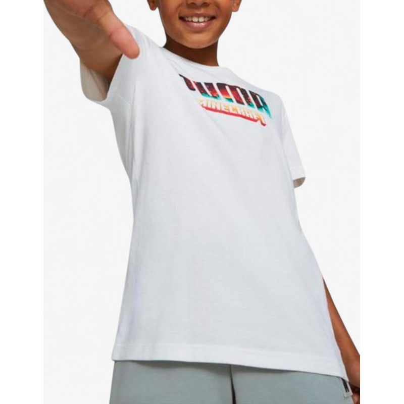 PUMA x Minecraft Graphic Tee White