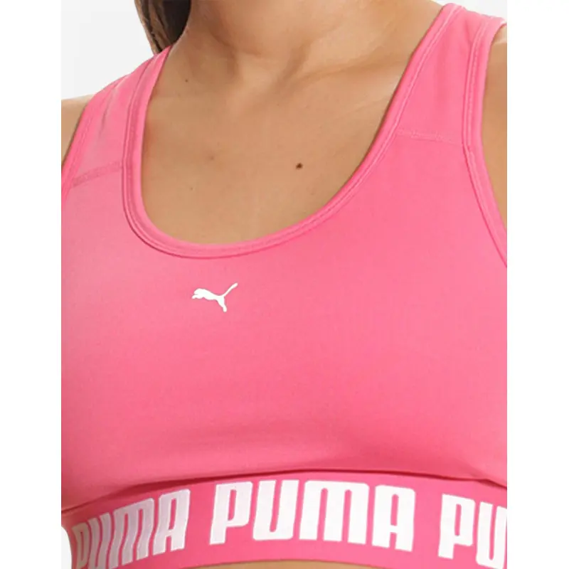 PUMA Strong Mid Impact Training Bra Pink