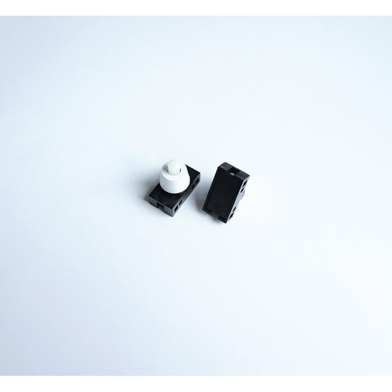 Ключ, мързелив, за лампа, 2 положения, бял, Ф10mm