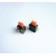 Ключ за дрелка ЕЛПРОМ с 2 бутона оранжев 250V 6A