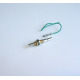Автомобилен бутон за аларми, незадържащ, НЗ, метален, 12V, 20A, Ф6mm