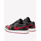 NIKE Air Jordan 1 Low Shoes Black/Red