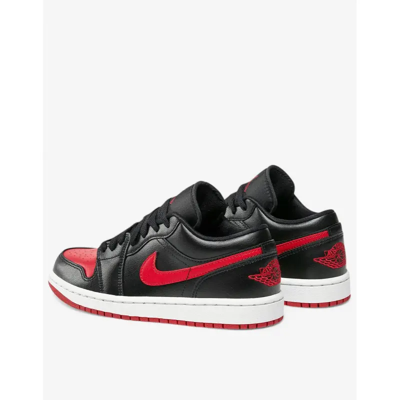 NIKE Air Jordan 1 Low Shoes Black/Red