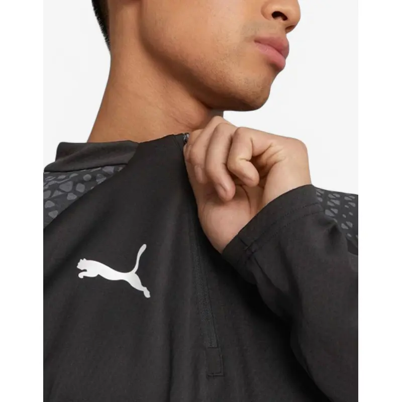 PUMA TeamCup Training 1/4 Zip Top Black
