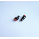 Бутон с 2 положения задържащ червен 250V 3A Ф12mm