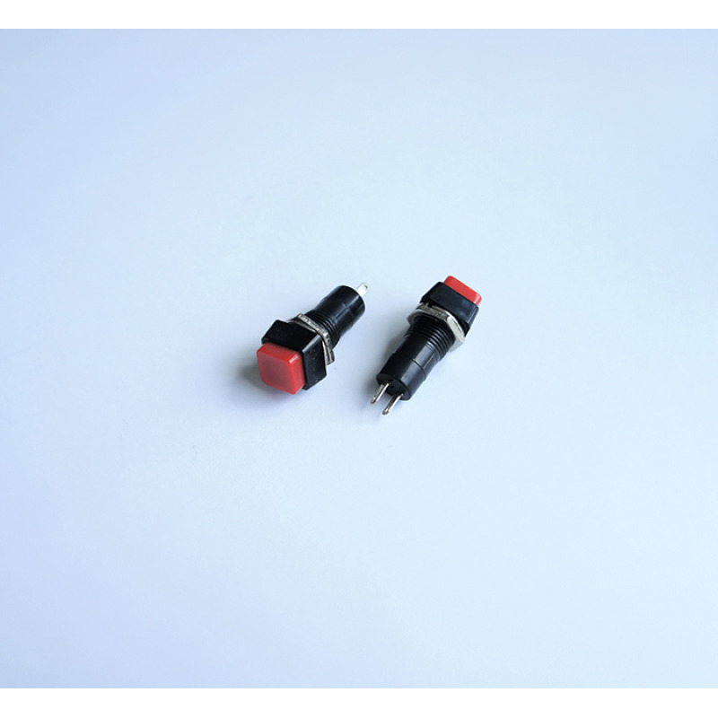 Бутон с 2 положения задържащ червен 250V 3A Ф12mm
