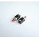 Бутон PBS-13B, незадържащ, НО, черен, 250VAC, 4A, SPST, Ф12mm