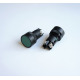 Бутон EA135, незадържащ, НО, зелен, 250V, 3A, Ф22mm