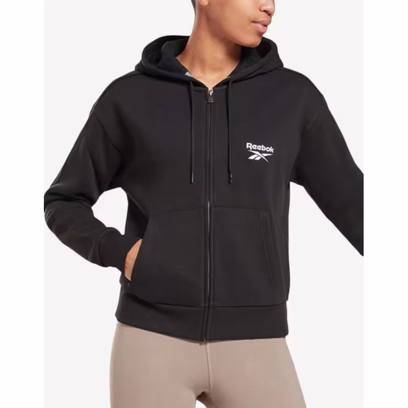 REEBOK Identity Full-Zip Hoodie Black