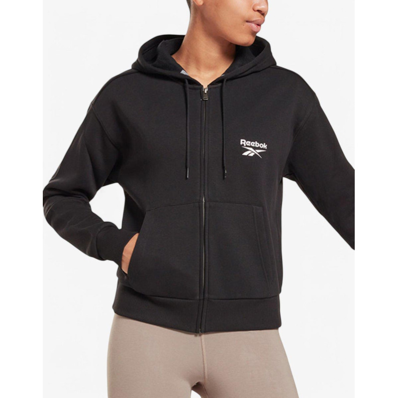 REEBOK Identity Full-Zip Hoodie Black