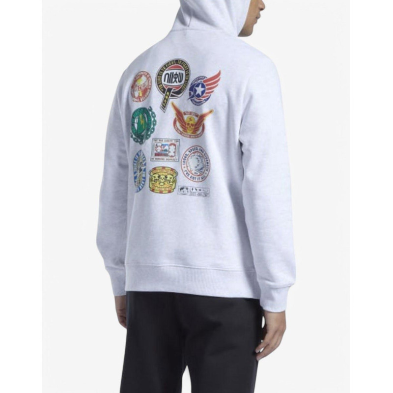 REEBOK x Street Fighter Graphic Hoodie Heather White