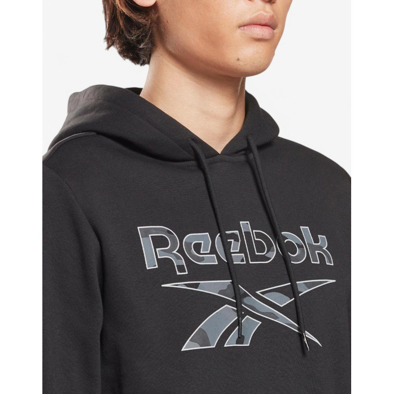 REEBOK Identity Big Logo Training Hoodie Black