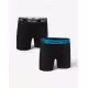KAPPA 2-Pack Boxershorts Black/Blue