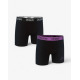 KAPPA 2-Pack Boxershorts Black/Purple