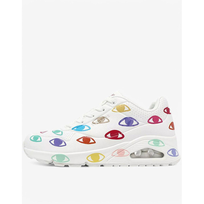 SKECHERS x Ricardo Cavolo Uno-Many Eyes Shoes White/Multi