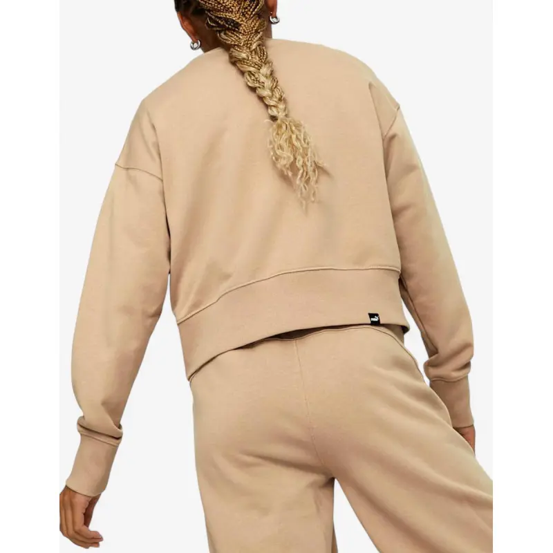 PUMA Her Crew Sweatshirt Beige
