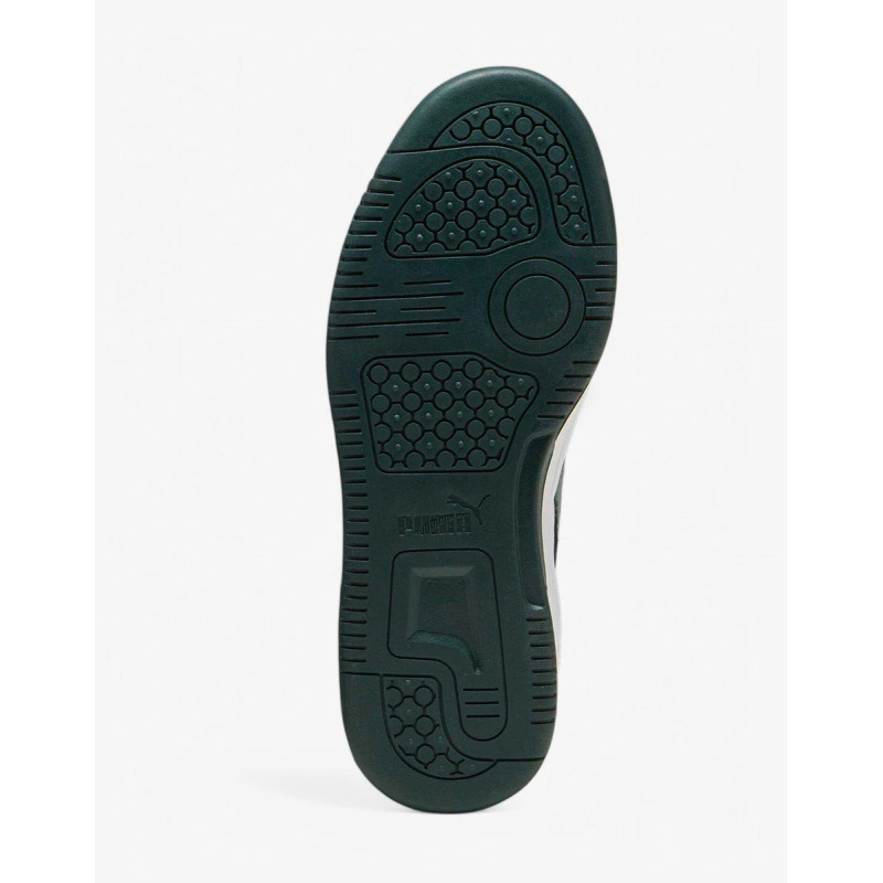PUMA Rebound V6 Lo Shoes White/Black/Green
