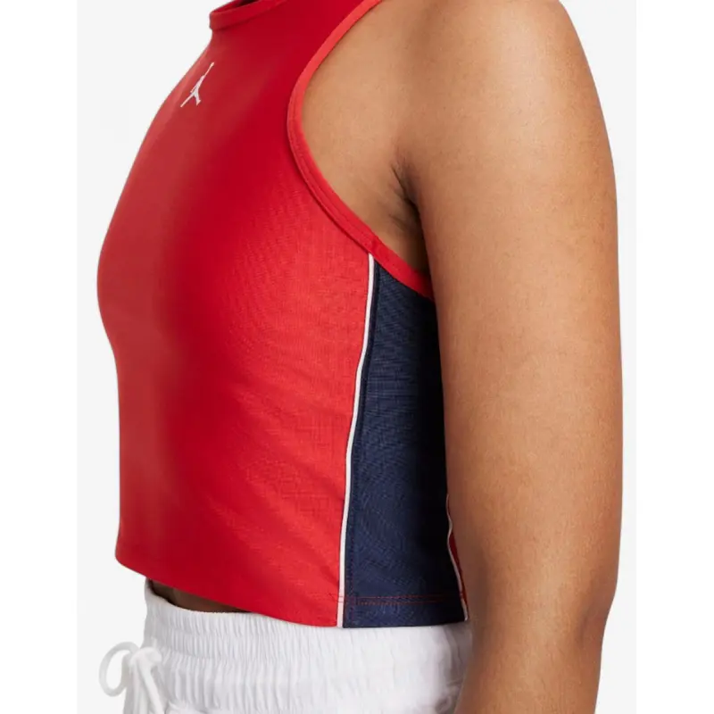 NIKE Jordan Essential Cropped Tank Top Red