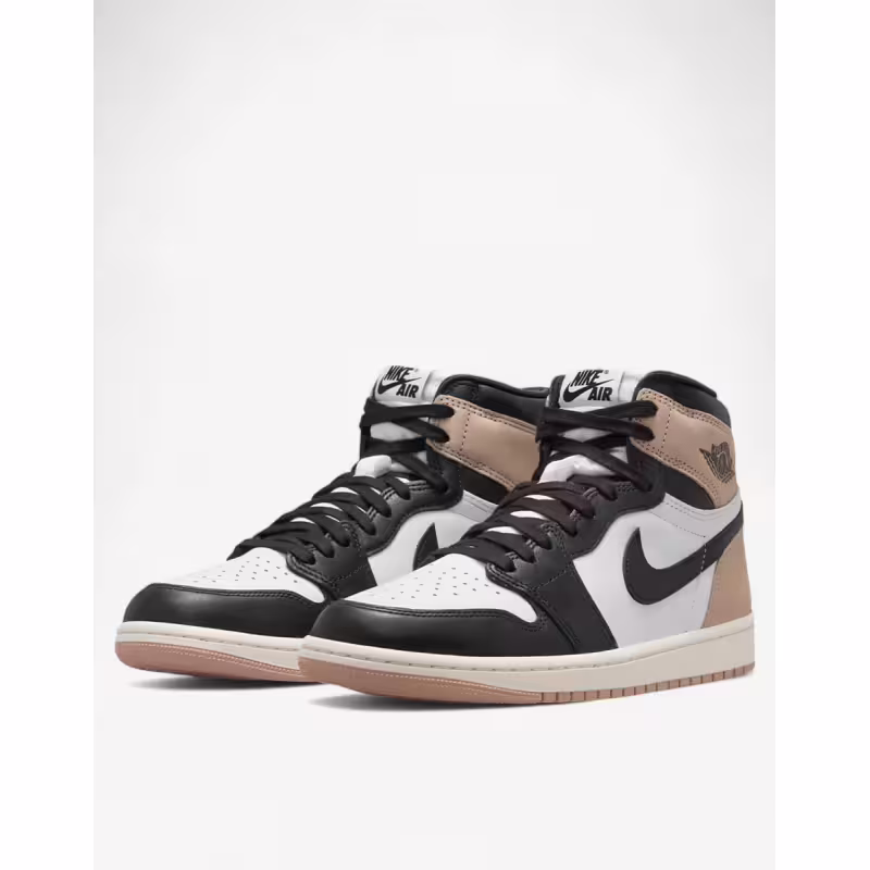 NIKE Air Jordan 1 High Shoes White/Latte