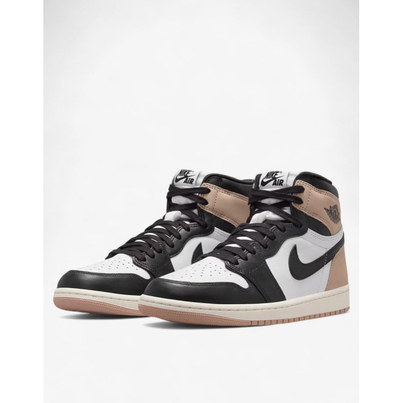 NIKE Air Jordan 1 High Shoes White/Latte