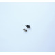 Микро бутон 2pin 6x4x2,5mm незадържащ НО червен H=0,5mm