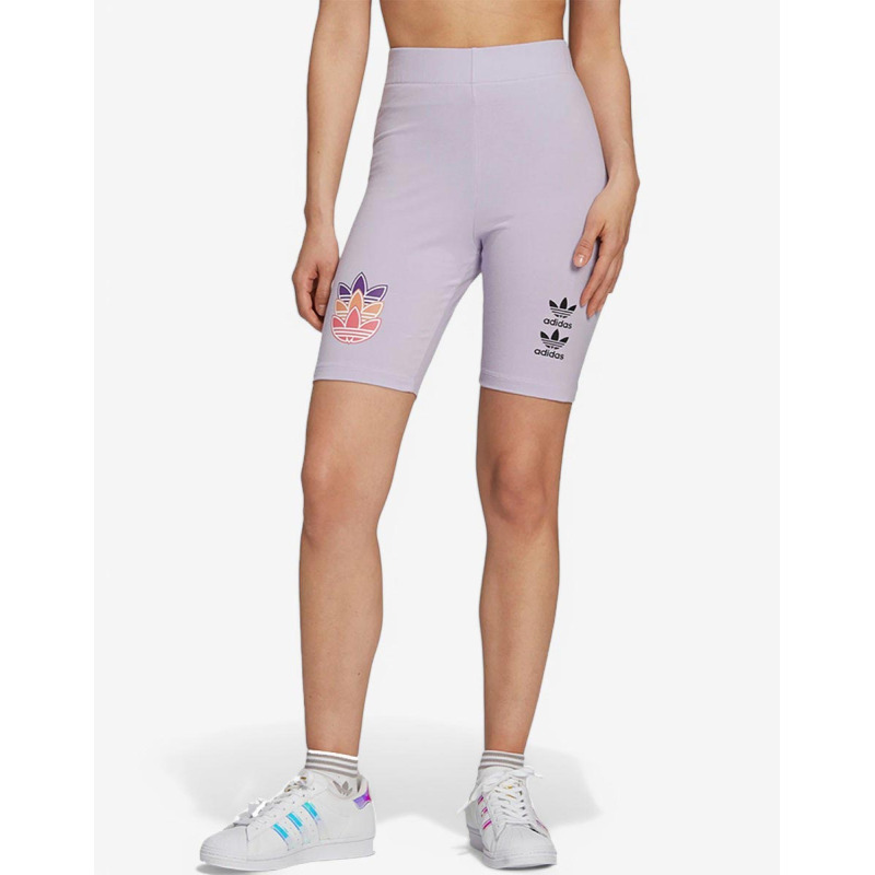 ADIDAS Originals Logo Play Short Tights Purple