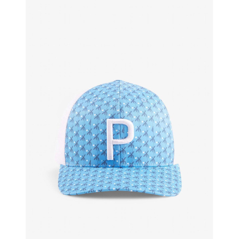 PUMA Palms Trucker P Snapback Cap Blue/White