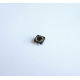 Малък бутон 4pin 12х12х4,3mm незадържащ НО черен 12V 0,05A H=1mm