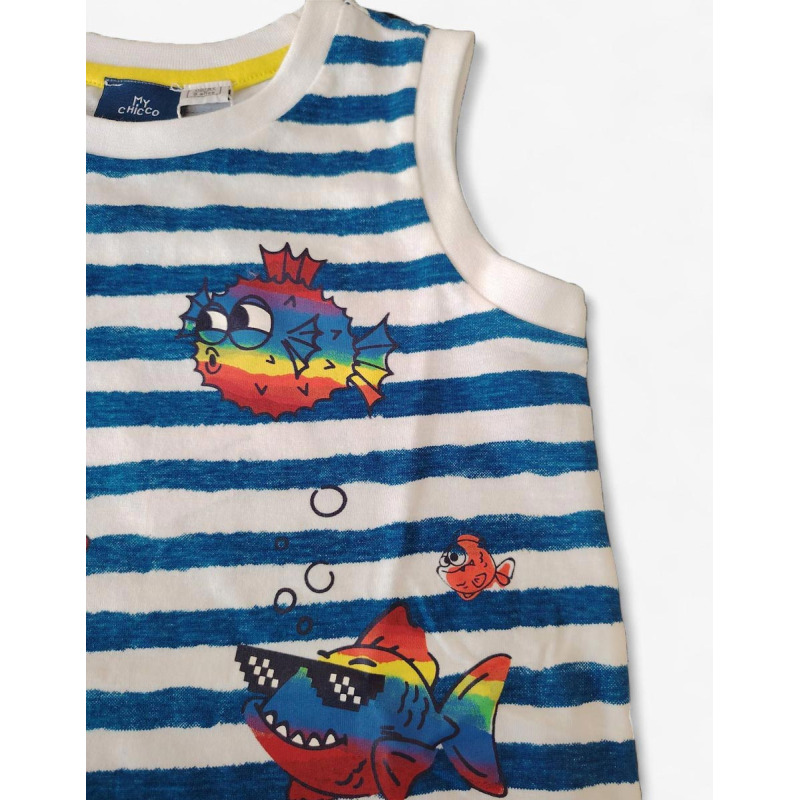CHICCO Boys Tank Natural Printed