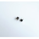 Малък ъглов бутон 2pin 6х6х7mm незадържащ НО черен 12V 0,05A H=3,5mm
