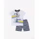 CHICCO Boys Shorts And Tee Set White/Blue