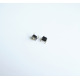 Малък бутон 4pin 6x6x4mm незадържащ НО бял 12V 0,05A H=1mm