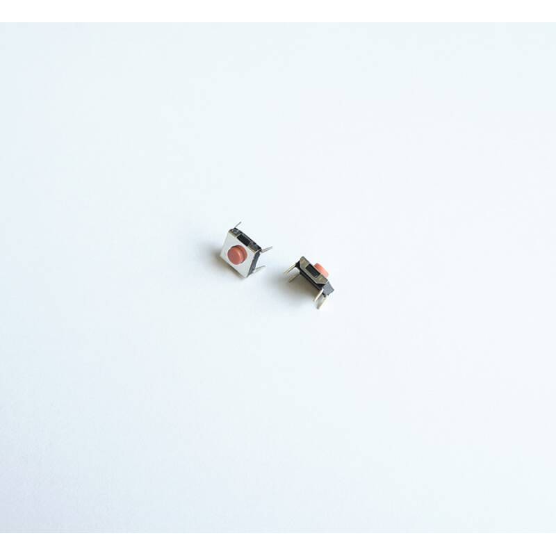 Малък бутон 4pin 6x6x3mm незадържащ НО черен 12V 0,05A H=1mm