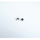 Малък бутон 2pin Ф6х4mm незадържащ НО бял 12V 0,05A H=1mm