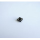 Малък бутон 4pin 12x12x7,3mm незадържащ НО черен 12V 0,05A H=4mm