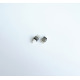 Малък ключ 6pin 10x6x6mm с 2 положения задържащ бял H=5mm