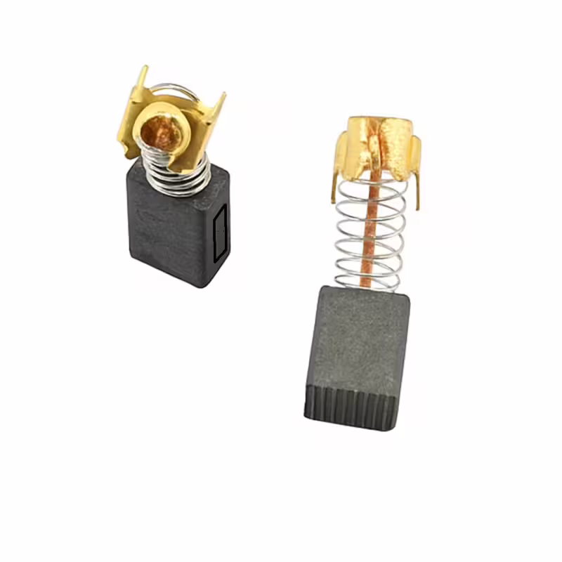 Българска въглено-графитна четка, канал, пружина, накрайник профил, 6x9x13mm