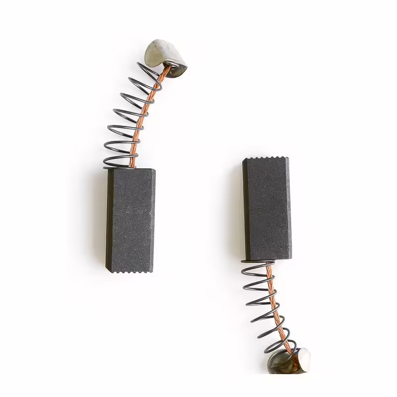 Българска въглено-графитна четка, пружина, накрайник профил, 5x8x18mm