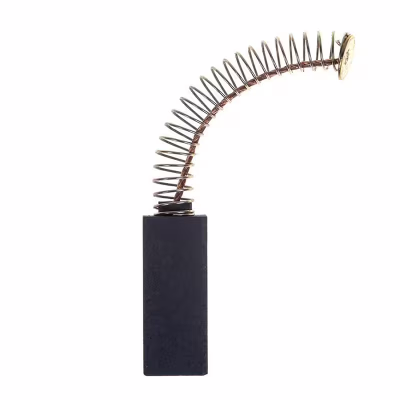 Българска въглено-графитна четка, пружина, накрайник профил, 6x8x18mm