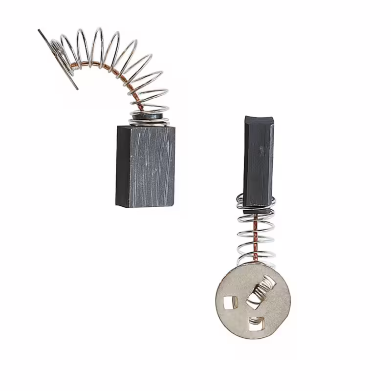 Въглено-графитна четка, пружина, накрайник профил, 6,3x13x18,5mm