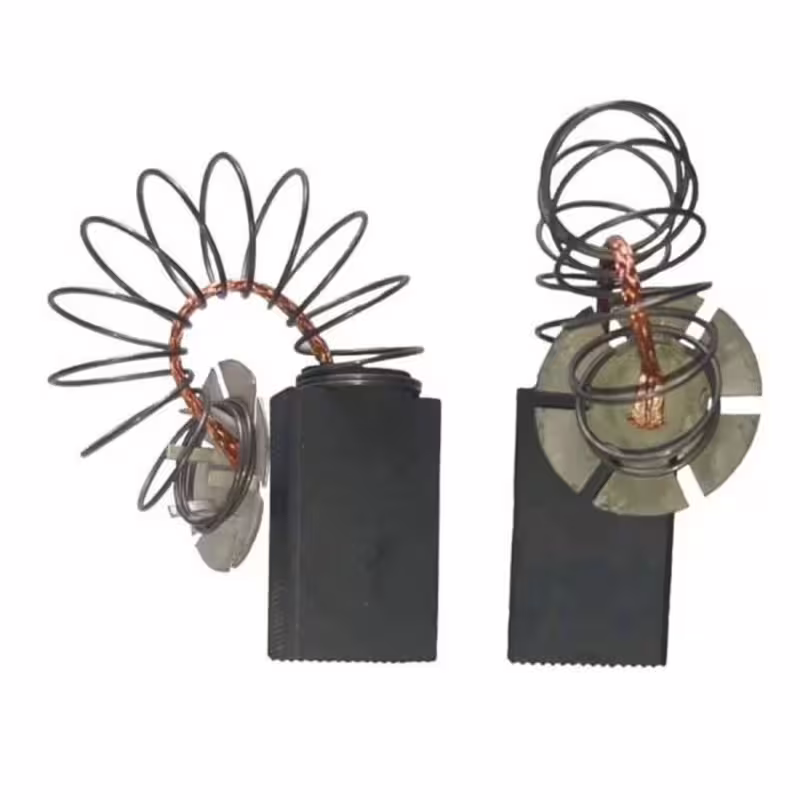 Българска въглено-графитна четка, пружина, накрайник профил, 8x16x28,5mm