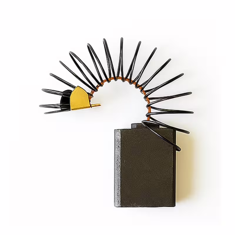 Въглено-графитна четка, пружина, накрайник профил, 8x19x27mm