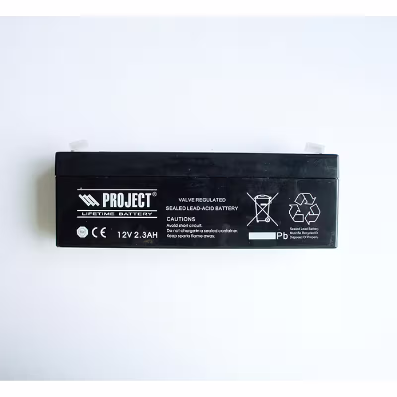 Акумулаторна, оловна батерия PROJECT, 12VDC, 2,3AH, 175х35х60mm