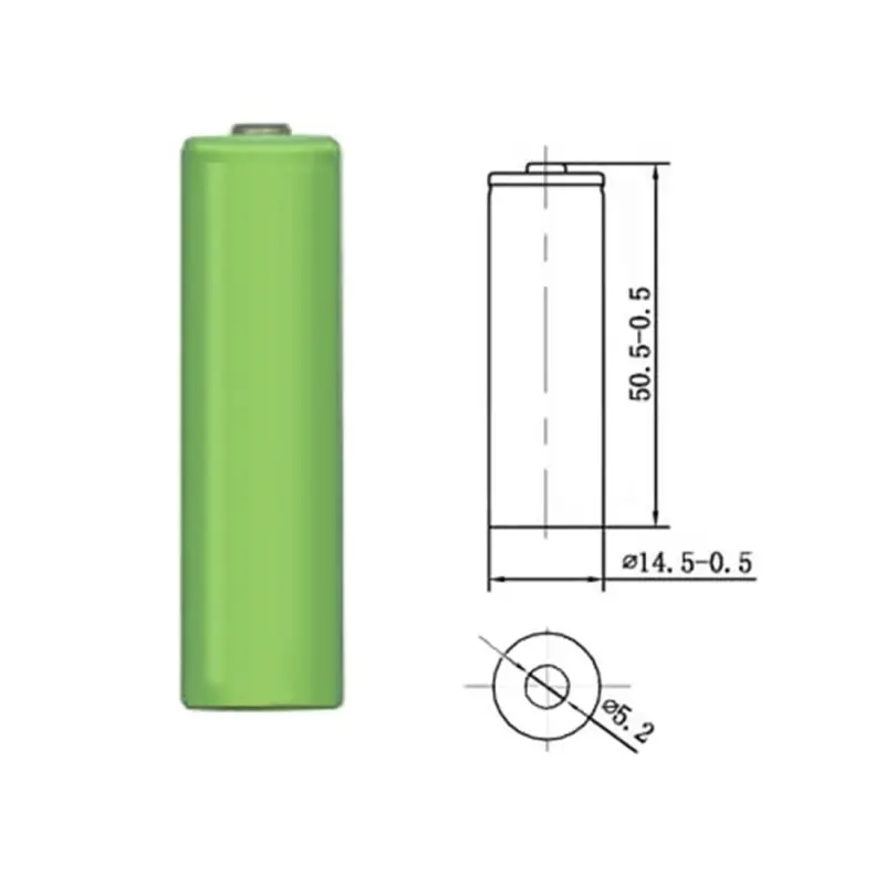 Акумулаторна батерия Project, пъпка, 1,2V, 1300mAh, AA, R06, Ni-MH