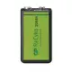 Акумулаторна батерия GP, 9VDC, 200mAh, Ni-MH