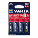 Алкална батерия RED VARTA 1,5V AA (LR6)