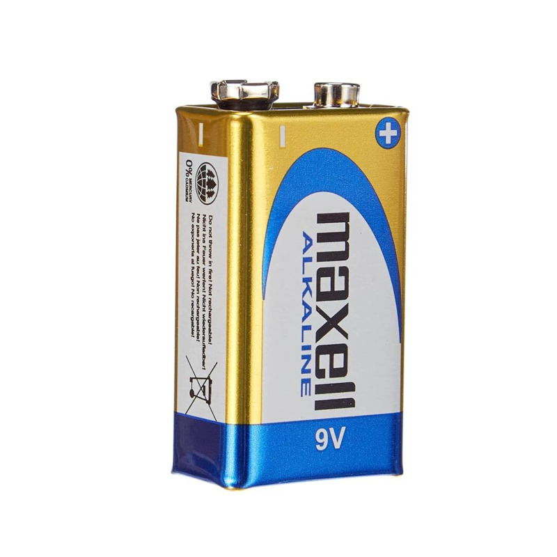Алкална батерия MAXELL, 9VDC, 6LR61, MN1604