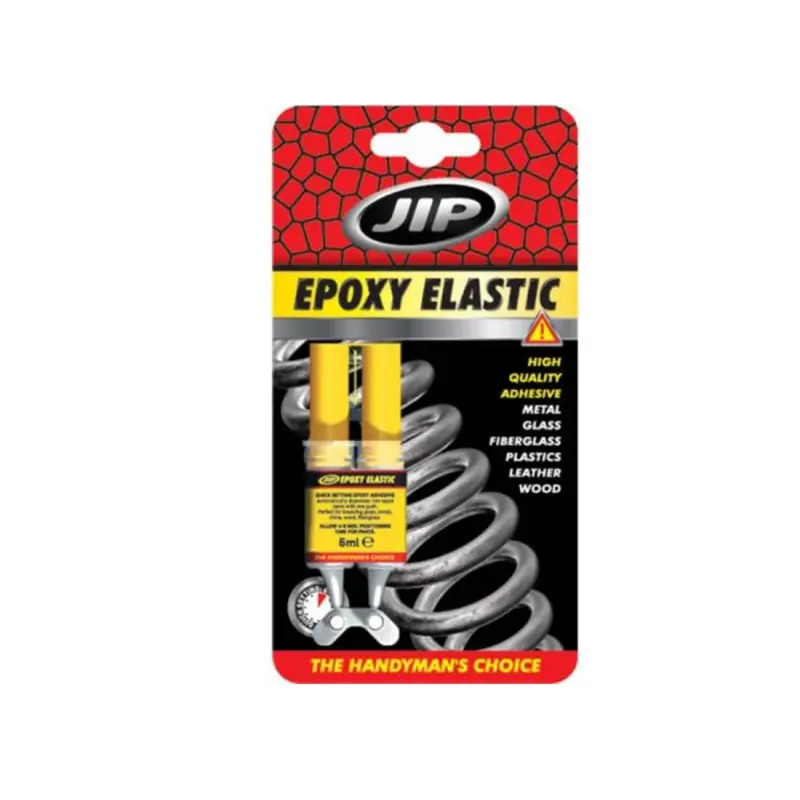 Лепило JIP, двукомпонентно, прозрачно, спринцовка, 6ml