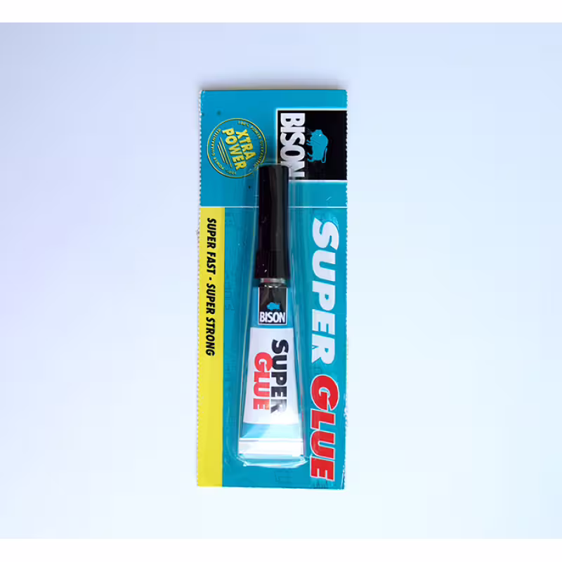 Лепило super glue BISON моментно флакон 2g