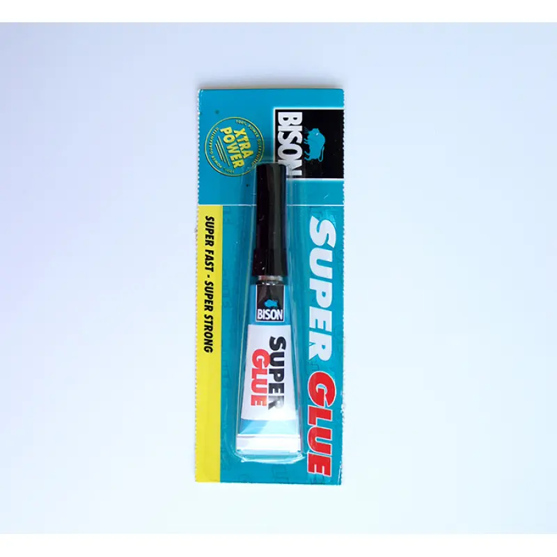 Лепило super glue BISON моментно флакон 2g